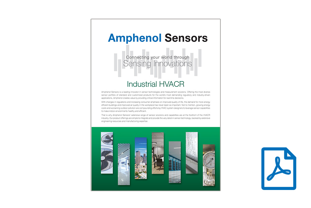 Amphenol Sensors's Guide to Industrial HVACR ebook for download by pdf